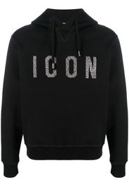 Dsquared2 Icon studded hoodie - Nero