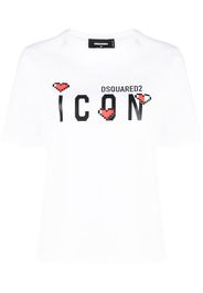 Dsquared2 Icon logo-print T-shirt - Bianco