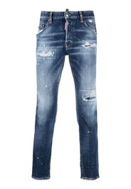 Dsquared2 distressed skinny jeans - Blu