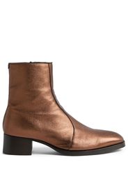 Dsquared2 metallic-effect leather boots - Oro