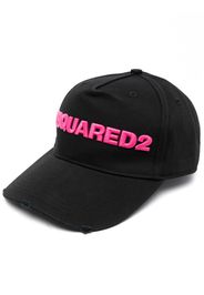 Dsquared2 logo-embroidered baseball cap - Nero