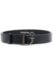 Dsquared2 logo-buckle leather belt - Nero