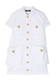 Dsquared2 Kids short-sleeved cotton dress - Bianco