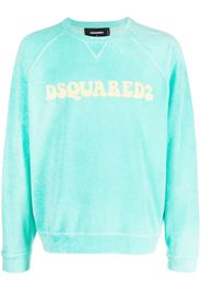 Dsquared2 logo-print detail sweatshirt - Verde