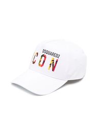 Dsquared2 Kids logo-print cotton cap - Bianco
