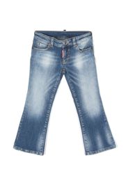 Dsquared2 Kids classic five pockets washed denim - Blu