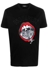 Dsquared2 T-shirt con stampa - Nero
