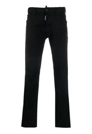 Dsquared2 Pantaloni skinny a vita alta - Nero