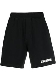 Dsquared2 Bermuda con stampa - Nero