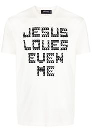 Dsquared2 T-shirt con stampa grafica - Bianco