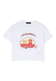 Dsquared2 Kids T-shirt con stampa grafica - Bianco