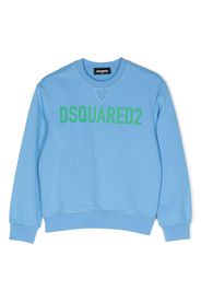 Dsquared2 Kids Felpa con stampa - Blu