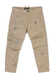 Dsquared2 Kids Pantaloni con stampa - Toni neutri