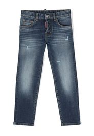 Dsquared2 Kids Jeans con effetto vissuto - Blu