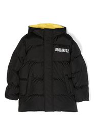 Dsquared2 Kids Piumino con cappuccio - Nero