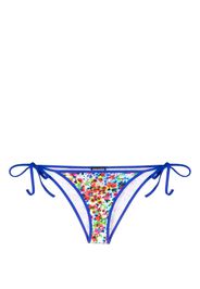Dsquared2 floral-print bikini bottoms - Blu