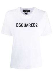 Dsquared2 logo-print cotton T-shirt - Bianco