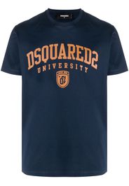 Dsquared2 logo-print cotton T-shirt - Blu