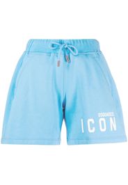 Dsquared2 Icon logo-print track shorts - Blu