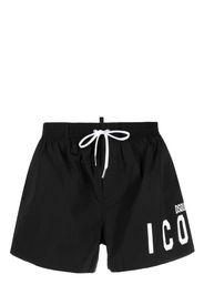 Dsquared2 Costume da bagno con stampa - Nero