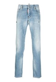 Dsquared2 low-rise slim-fit jeans - Blu