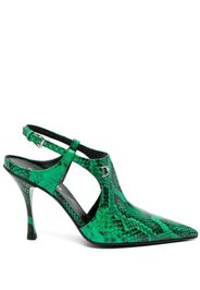 Dsquared2 Mary Jane 110mm leather pumps - Verde