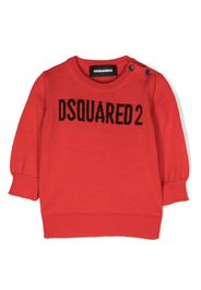 Dsquared2 Kids Maglione con intarsio - Rosso