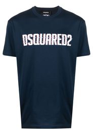 Dsquared2 T-shirt con stampa - Blu