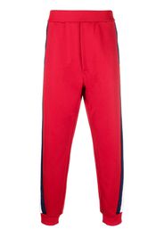 Dsquared2 Pantaloni sportivi a righe - Rosso