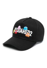 Dsquared2 logo-print cotton cap - Nero