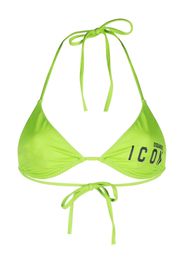 Dsquared2 Be Icon triangle bikini top - 320 GREEN