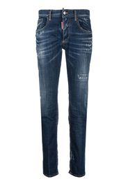 Dsquared2 low-rise straight-leg jeans - Blu