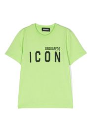 Dsquared2 Kids logo-print cotton T-shirt - Verde