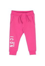 Dsquared2 Kids jersey track pants - Rosa