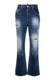 Dsquared2 ripped-detail flared jeans - Blu