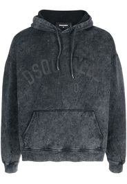 Dsquared2 logo-print cotton hoodie - Grigio