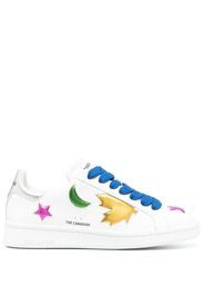 Dsquared2 multi-panel lace-up sneakers - Bianco