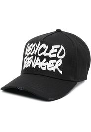 Dsquared2 slogan-print cotton cap - Nero