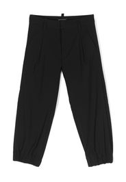 Dsquared2 Kids tapered virgin-wool trousers - Nero