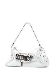 Dsquared2 Gothic leather shoulder bag - Bianco