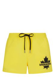 Dsquared2 Costume da bagno con stampa - Giallo