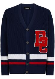 Dsquared2 Cardigan con applicazione - Blu