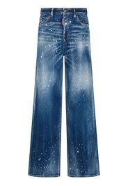 Dsquared2 Jeans San Diego a gamba ampia - Blu