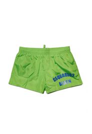 Dsquared2 Kids Costume da bagno con stampa - Verde