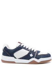 Dsquared2 Spiker denim-panelled sneakers - Blu