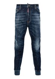 Dsquared2 distressed slim-fit track jeans - Blu