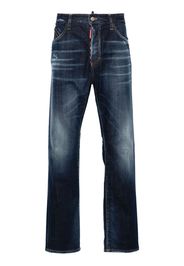 Dsquared2 mid-rise distressed-effect jeans - Blu