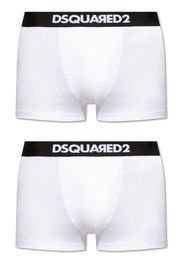Dsquared2 logo-waistband stretch-cotton boxers (pack of two) - Bianco