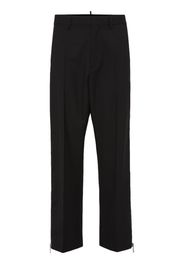 DSQUARED2 Pantaloni sartoriali con pieghe - 900 BLACK