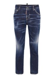Dsquared2 high-waisted faded skinny jeans - Blu